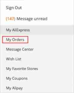Cancel Aliexpress Order on Mobile App