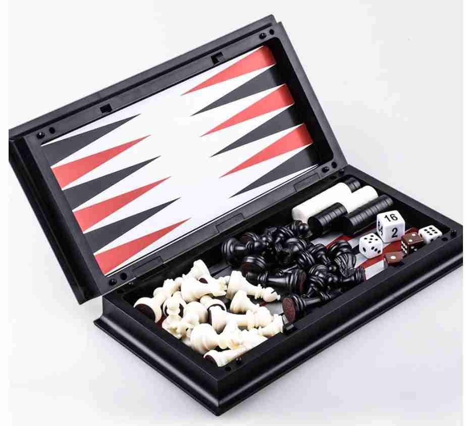 Magnetic 3 in 1 Chess Set