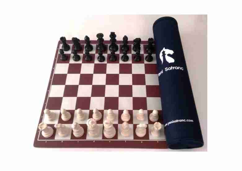 Portable Chess Set with Chess Bag by RNAOnline Store