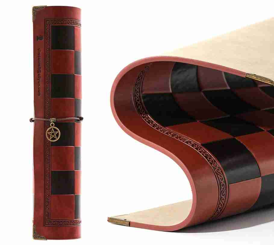 Leather Mat Chessboard