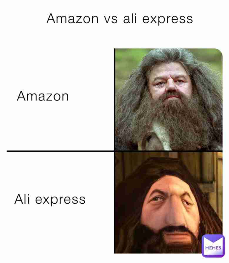 Amazon vs AliExpress Meme