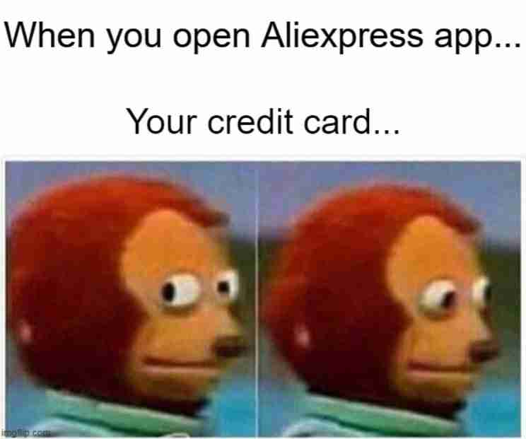 Credit card meme