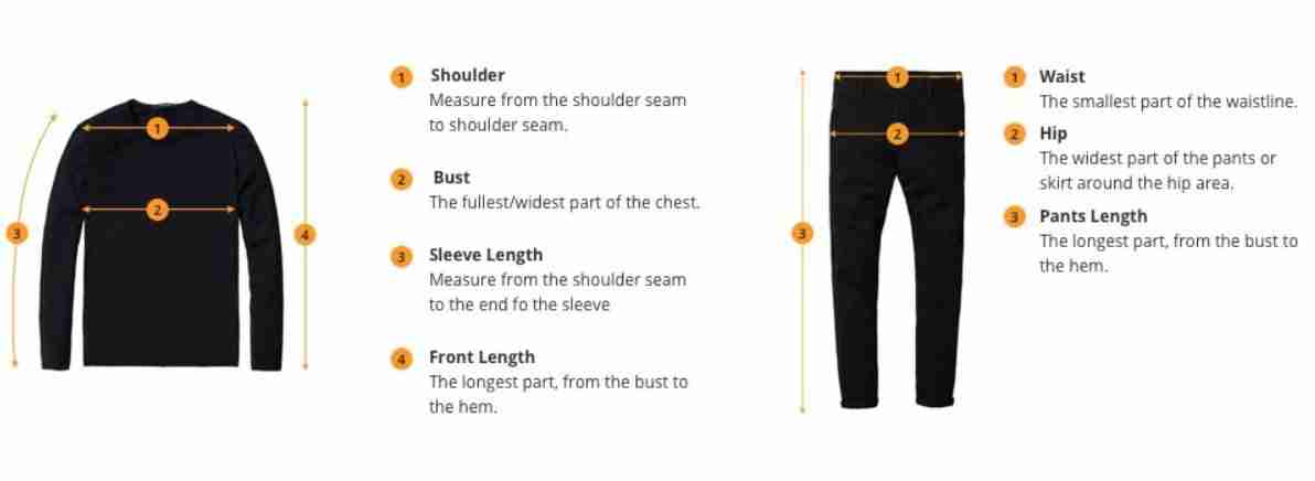 Aliexpress children's size guide shop