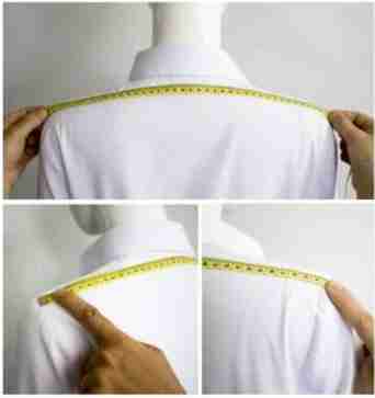 How to measure your shoulder for AliExpress clothes size conversion
